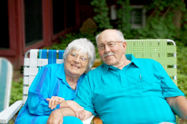 Happy Elderly Couple 